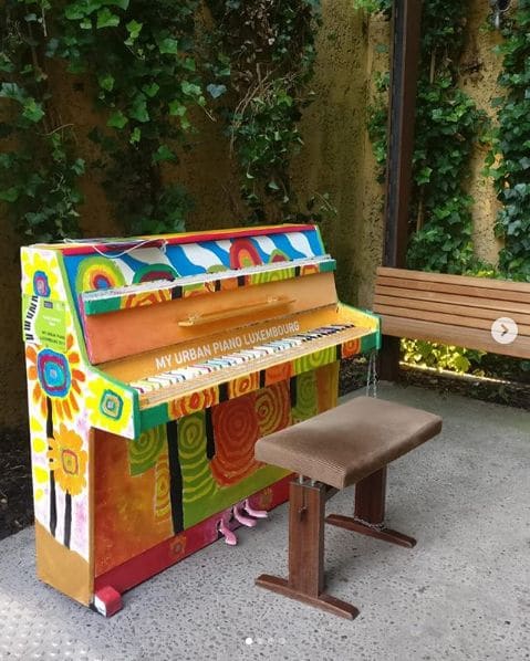 Public piano in Canton Luxembourg, Luxembourg