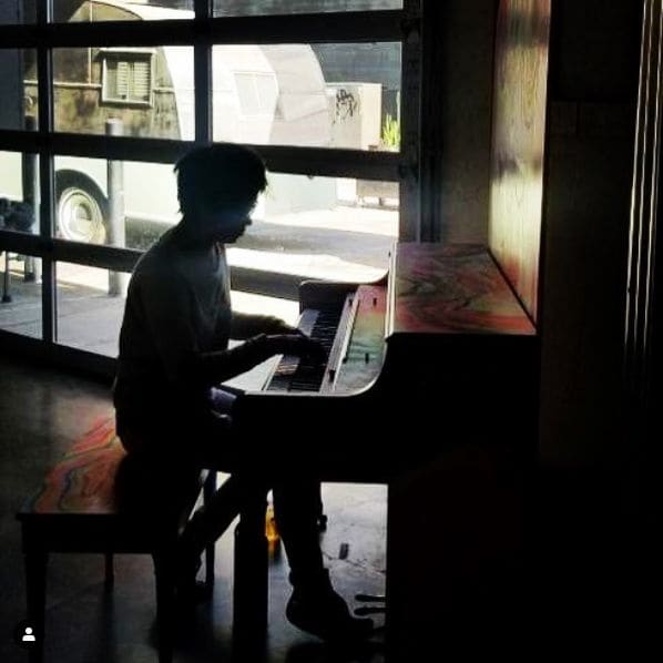 Public piano in Phoenix, Arizona, United States