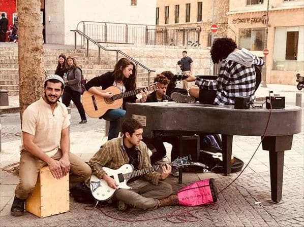 Photo of Cadenza Outdoor Piano at 26, כיכר הירח, Meah Shearim, Jerusalem, Jerusalem Subdistrict, Jerusalem District, no, Israel