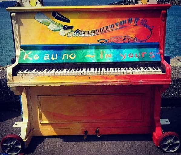 Public piano in Wellington, Wellington, New Zealand