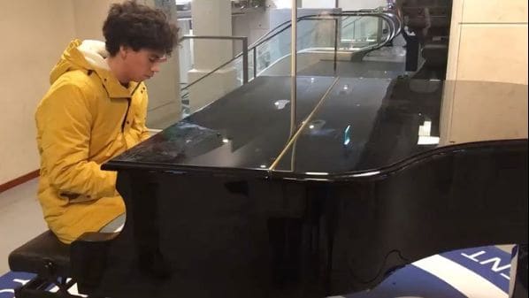 Public piano in County Kildare, Ireland
