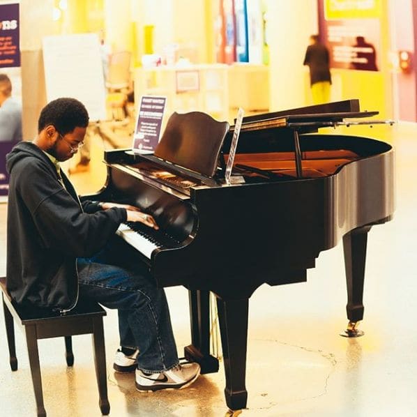 Public piano in Memphis, Tennessee, United States