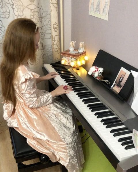 Public piano in Moscow, Moscow, Russia