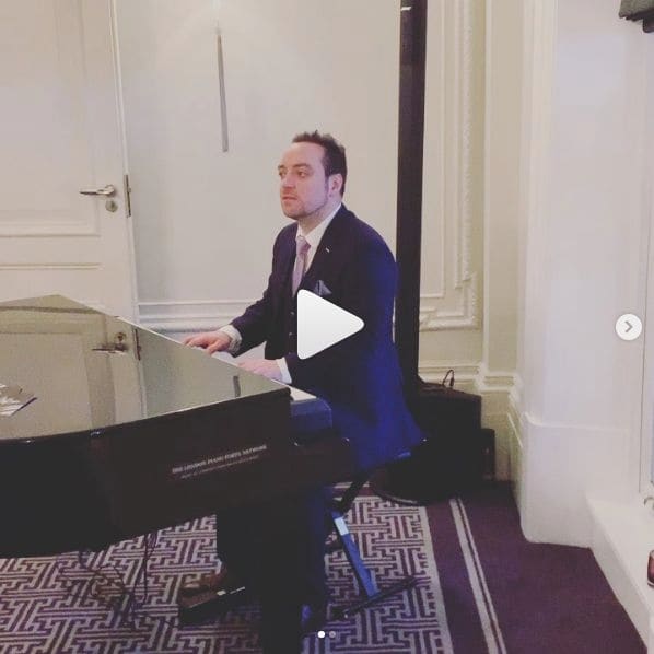 Public piano in Westminster, England, United Kingdom