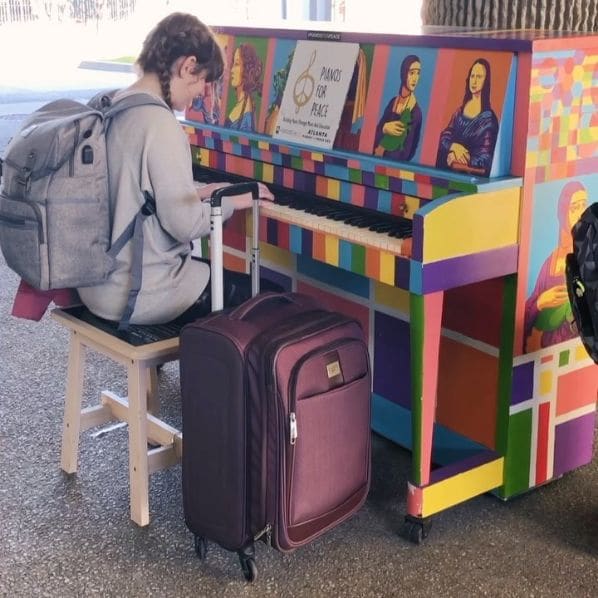 Public piano in Sandy Springs, Georgia, United States