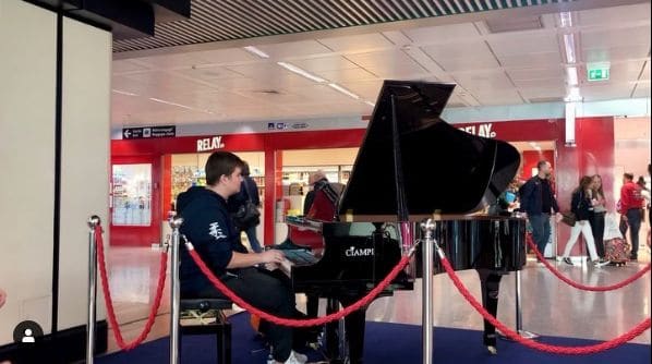 Public piano in Roma Capitale, Lazio, Italy
