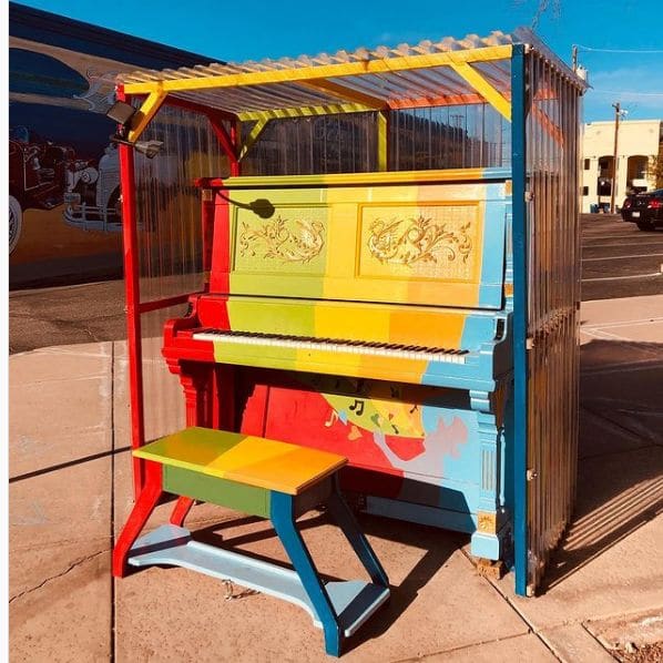Public piano in Lake Havasu City, Arizona, United States