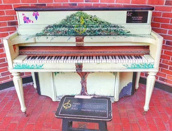 Public piano in Atlanta, Georgia, United States