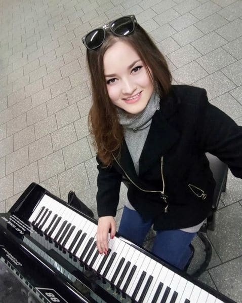 Public piano in London, England, United Kingdom