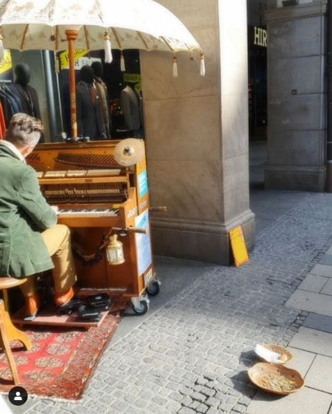 Public piano in Landkreis Erding, Bavaria, Germany