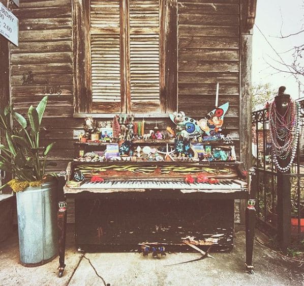 Public piano in Hancock County, Mississippi, United States