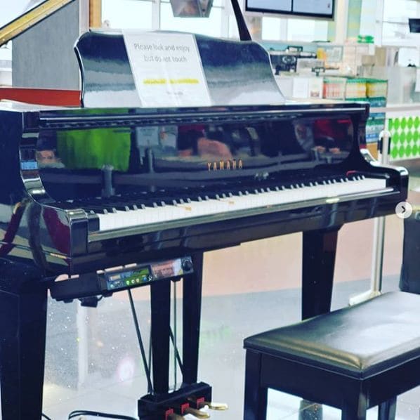 Public piano in Wayne County, Michigan, United States