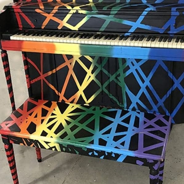 Public piano in Atlanta, Georgia, United States