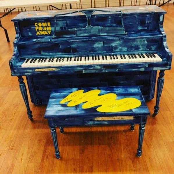 Public piano in unincorporated Newfoundland, Newfoundland and Labrador, Canada