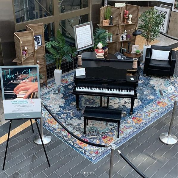 Public piano in New Haven County, Connecticut, United States