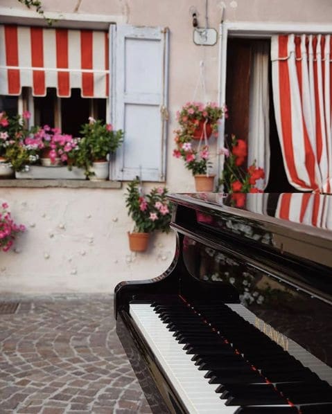 Public piano in Montevideo, Montevideo, Uruguay