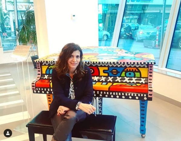 Public piano in Beirut, Beirut Governorate, Lebanon