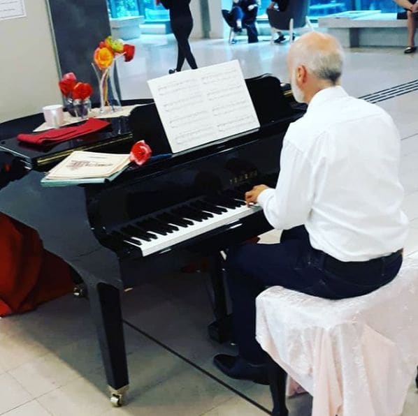 Public piano in Adelaide, South Australia, Australia