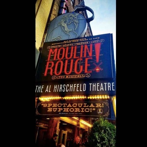 Photo of Moulin Rouge The Musical at Al Hirschfeld Theatre, 302, West 45th Street, Theater District, Manhattan, New York County, New York, 10036, United States