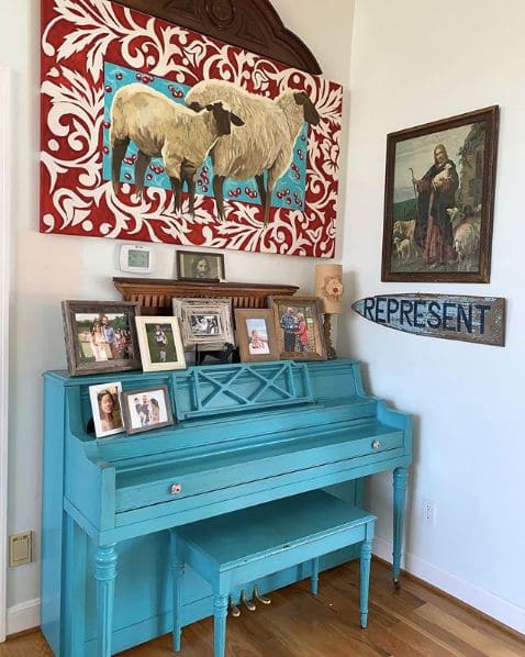 Public piano in Oldham County, Kentucky, United States