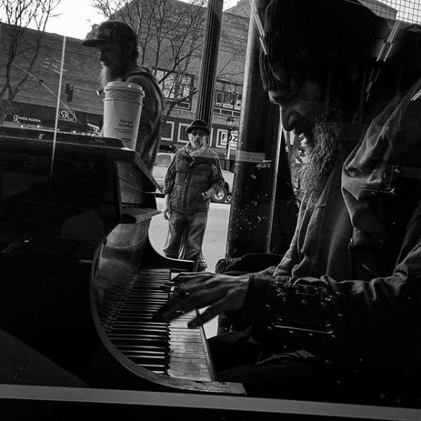 Public piano in Boulder County, Colorado, United States
