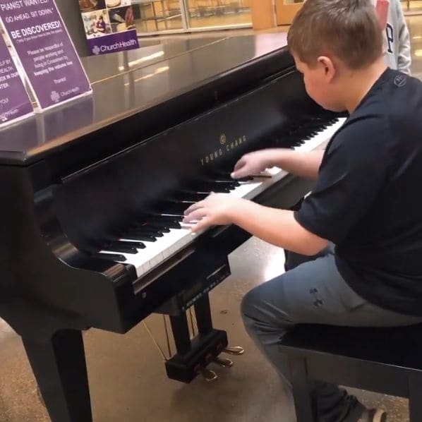 Public piano in Memphis, Tennessee, United States