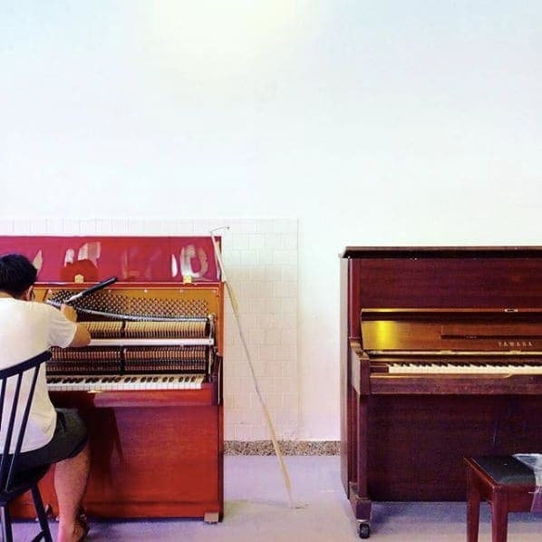 Photo of Singapore City Gallery at URA Centre, 45, Maxwell Road, Chinatown, Outram, Central, 069118, Singapore. Our pianos are beginning to arrive at our artist studio!