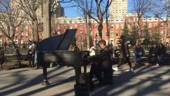 Photo of Washington Square Park at Washington Square Fountain, Washington Square South, Washington Square Village, Manhattan Community Board 2, Manhattan, New York County, New…