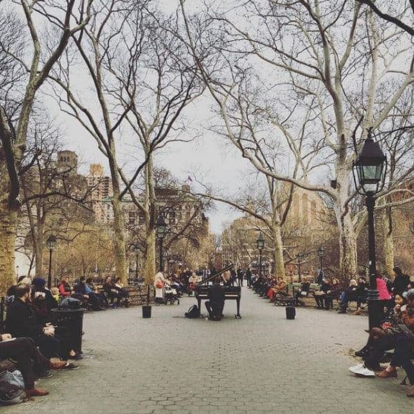 Photo of Washington Square Park at Washington Square Fountain, Washington Square South, Washington Square Village, Manhattan Community Board 2, Manhattan, New York County, New…