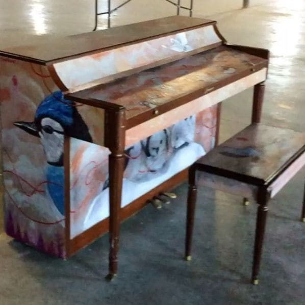 Public piano in Mesa, Arizona, United States