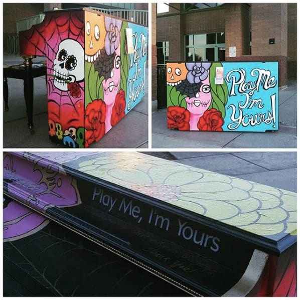Public piano in Mesa, Arizona, United States