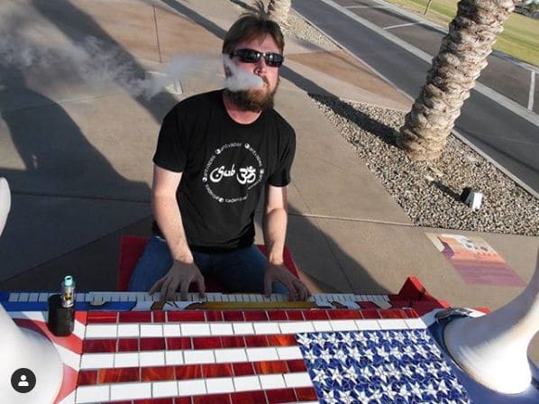 Public piano in Mesa, Arizona, United States