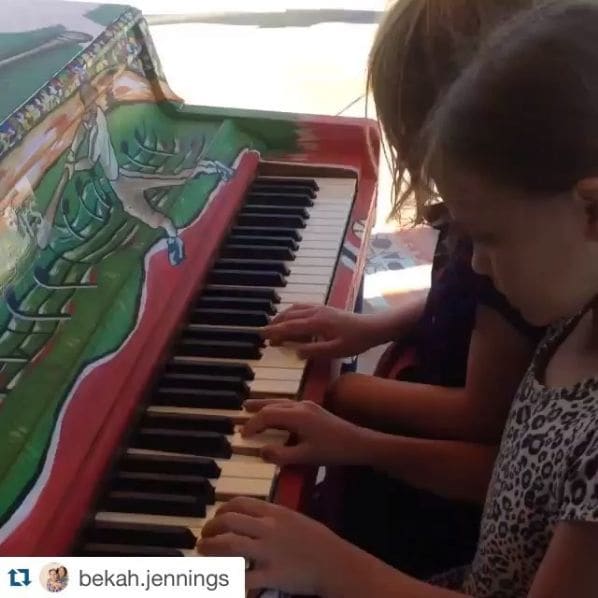 Public piano in Mesa, Arizona, United States