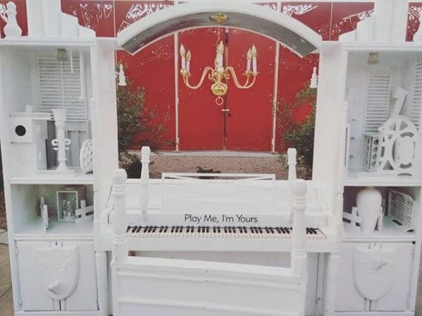 Public piano in Mesa, Arizona, United States
