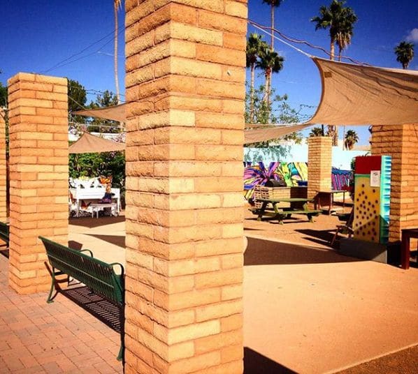 Public piano in Mesa, Arizona, United States