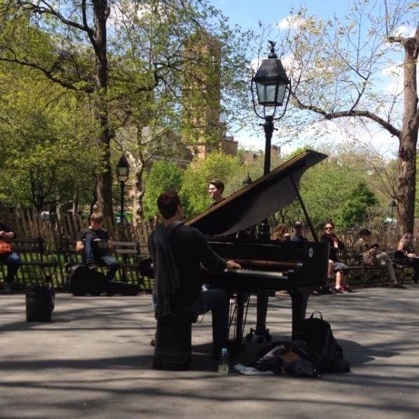 Photo of Washington Square Park at Washington Square Fountain, Washington Square South, Washington Square Village, Manhattan Community Board 2, Manhattan, New York County, New…