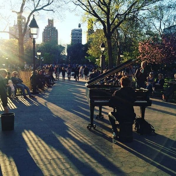 Photo of Washington Square Park at Washington Square Fountain, Washington Square South, Washington Square Village, Manhattan Community Board 2, Manhattan, New York County, New…