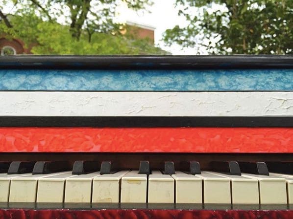 Public piano in Prince George's County, Maryland, United States