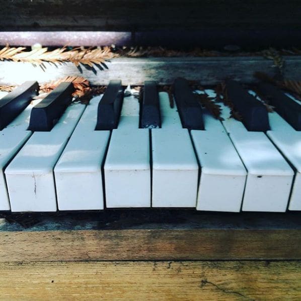 Public piano in Monterey County, California, United States