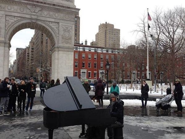 Photo of Washington Square Park at Washington Square Fountain, Washington Square South, Washington Square Village, Manhattan Community Board 2, Manhattan, New York County, New…