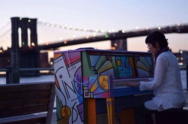 Photo of Brooklyn Bridge at Brooklyn Bridge, Columbia Heights, DUMBO, Brooklyn, Kings County, New York, 11201, United States