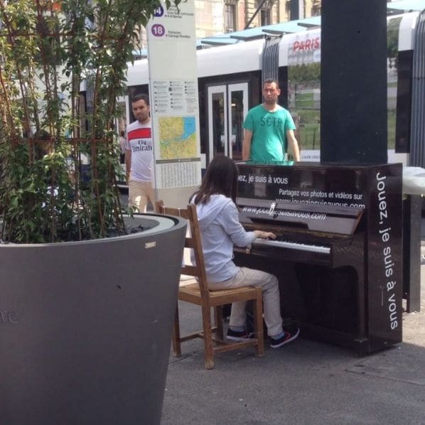 Public piano in Geneva, Geneva, Switzerland
