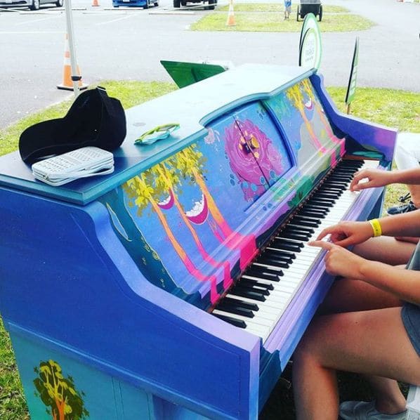 Public piano in King County, Washington, United States