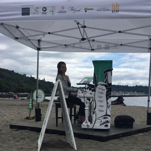 Photo of Golden Gardens Park at Overflow Parking Lot, Trail #7, Seattle, King County, Washington, 98117, United States. Sharing \