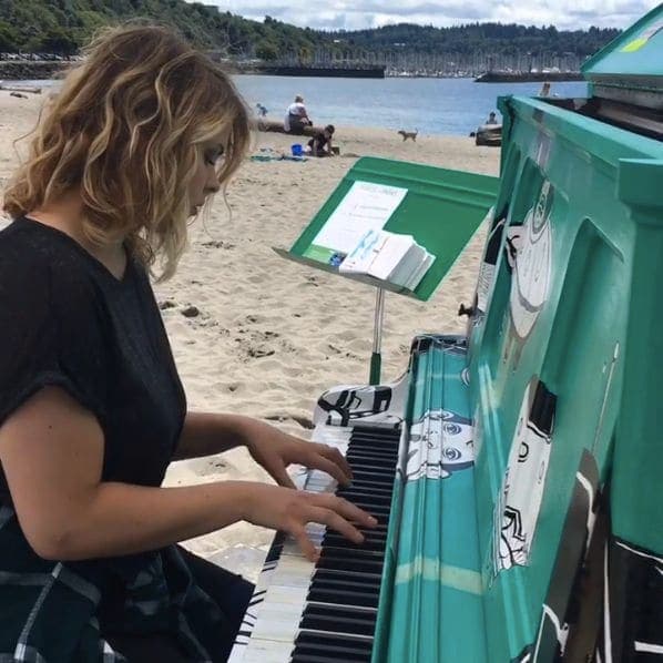 Photo of Golden Gardens Park at Overflow Parking Lot, Trail #7, Seattle, King County, Washington, 98117, United States. Betcha didn't know that my beautiful singer/cellist…