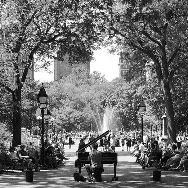 Photo of Washington Square Park at Washington Square Fountain, Washington Square South, Washington Square Village, Manhattan Community Board 2, Manhattan, New York County, New…