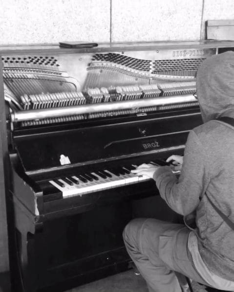 Public piano in Prague, Prague, Czechia