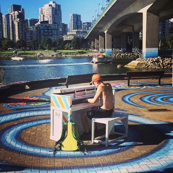 Photo of False Creek Seawall at Husain Rahim Plaza, Fairview, Vancouver, District of North Vancouver, Metro Vancouver Regional District, British Columbia, Canada