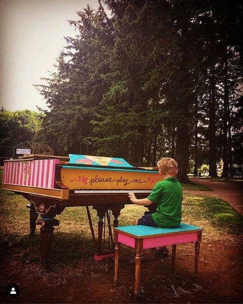 Photo of Peninsula Park at Maintenance Building, North Kerby Avenue, Piedmont, Portland, Multnomah County, Oregon, 97217, United States. Alright guys- this piano is taking off to…