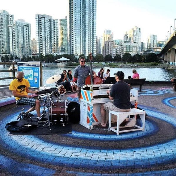 Photo of False Creek Seawall at Husain Rahim Plaza, Fairview, Vancouver, District of North Vancouver, Metro Vancouver Regional District, British Columbia, Canada
